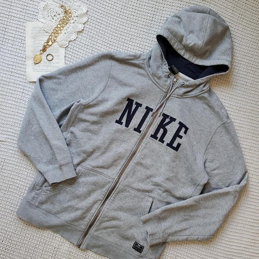 Mens early 2000s nike full zip hoodie
